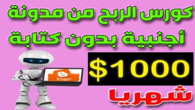 الربح من بلوجر | ربح المال من الانترنت بدون راس مال