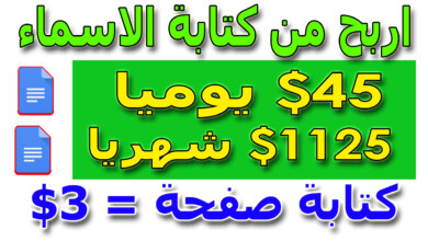 الربح من كتابة الاسماء صفحة ب 3 دولار يوميا 45 دولار | الربح من الانترنت | شرح talent desire